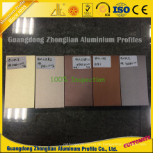 Elektrophoretisches buntes Aluminiumprofil für das Schieben der Fenster-und Tür-Dekoration